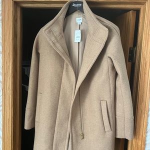 J CREW Classic Cacoon Pea Coat